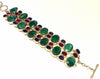 Bracelet with Roots of Emeralds,Rubys and Sapphires