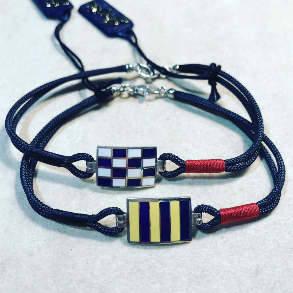 Bracelet with nautical's flags