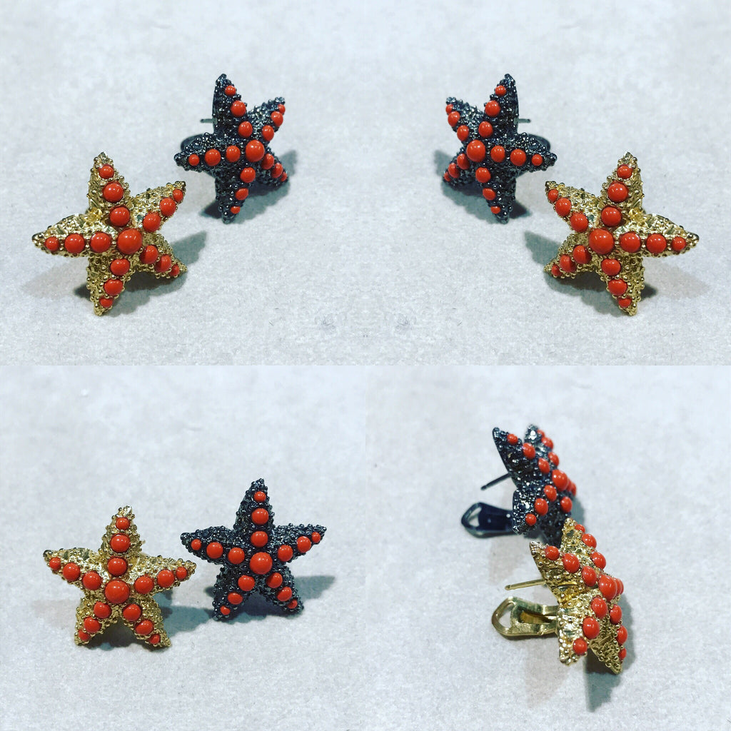 Earrings " The Different Sea Stars "